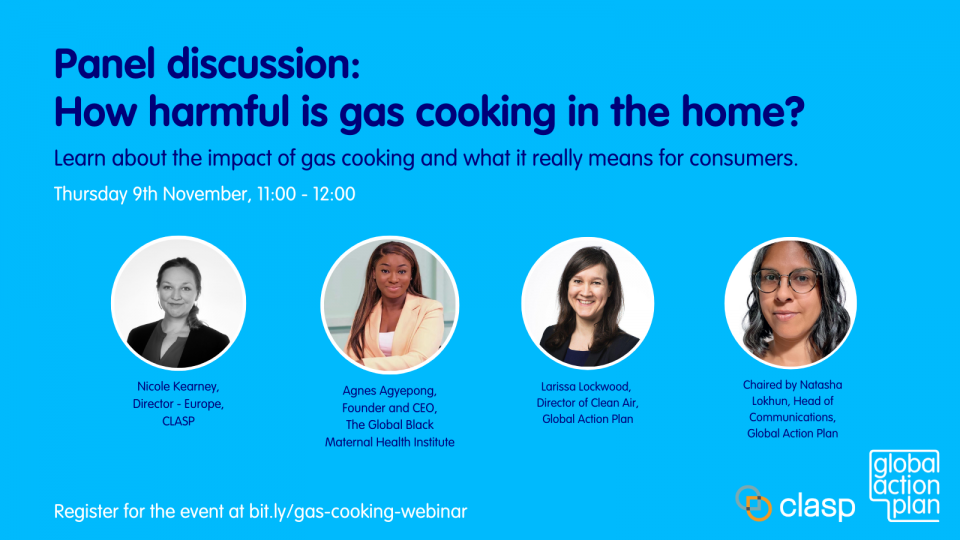 Expert solutions to the harms of gas cooking in the home