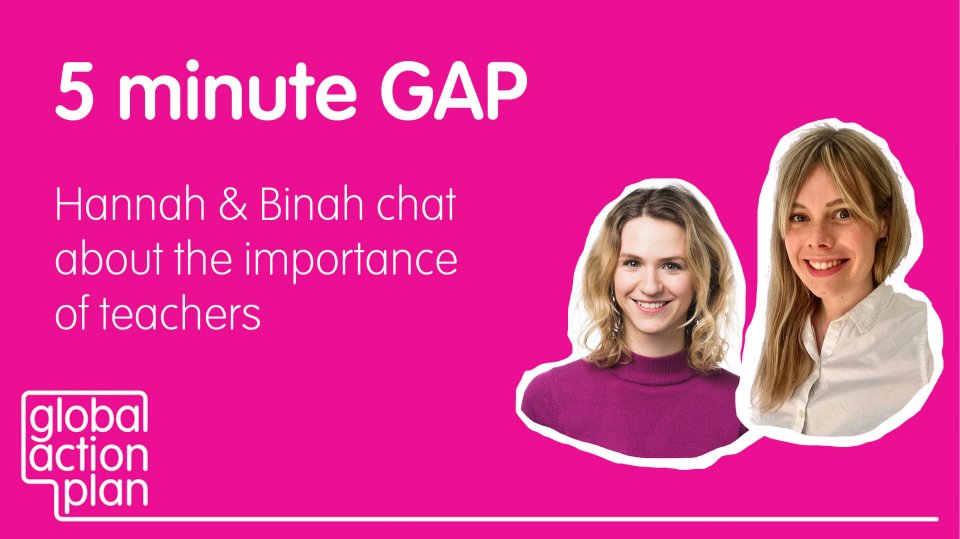 5 Minute GAP - Hannah & Binah talk about the importance of teachers